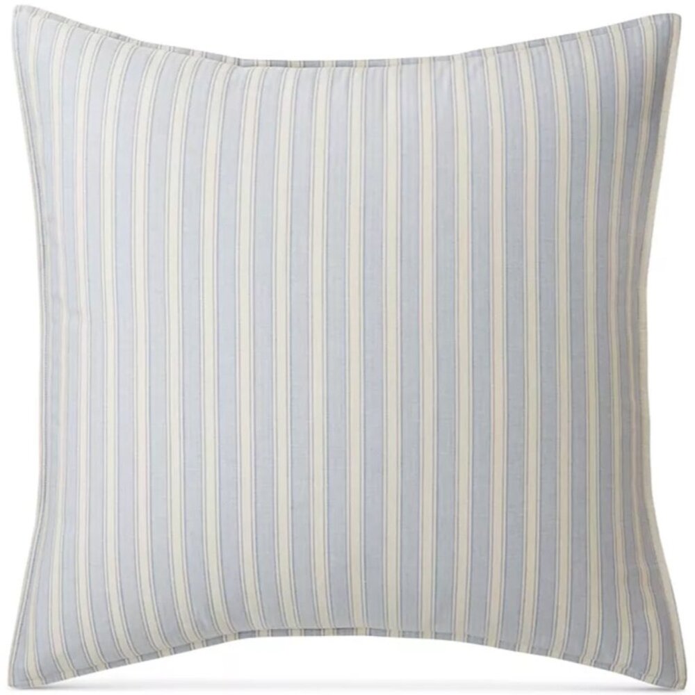Lauren Ralph Lauren Graydon Bold Stripe Dune Chambray European Sham